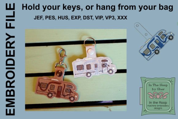 Class C Key Fob Embroidery Design