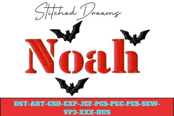 Noah: A Halloween Embroidery Gem