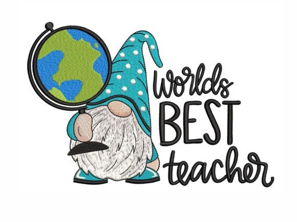 Worlds Best Teacher Gnome